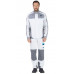 Куртка мужская рабочая летняя "Старт" белая с серым
